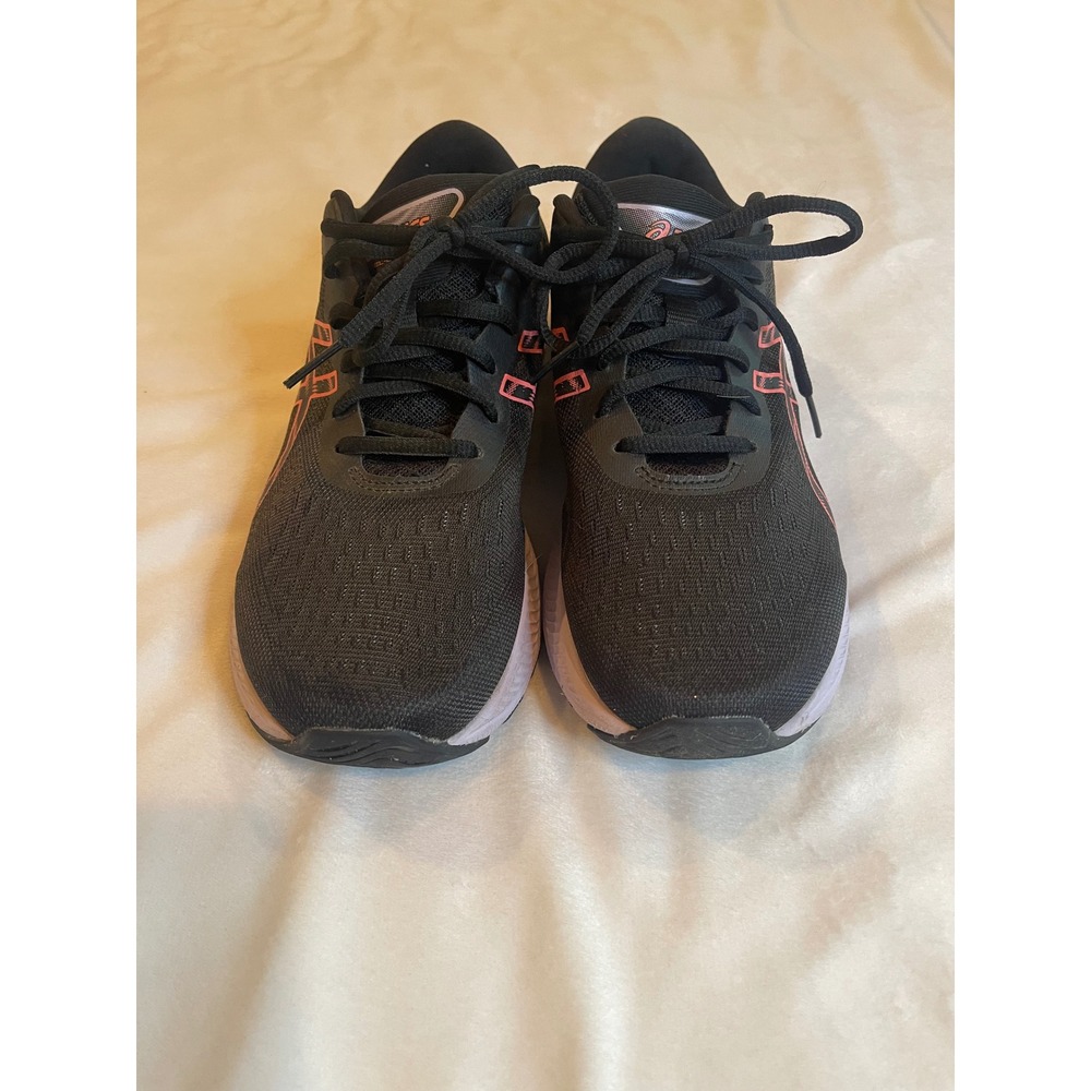 ASICS Gel-Excite 9 Womens Running Shoes Black Pink 1012B182 Size 10 - Picture 2 of 9